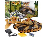 Távirányítós tank sivatagi álcás